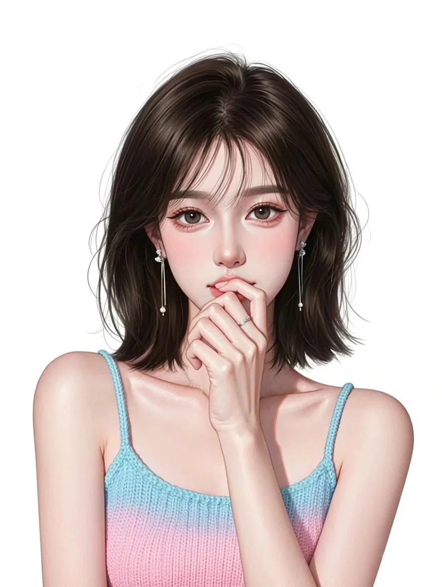 女生头像/夏日清爽短发头像！