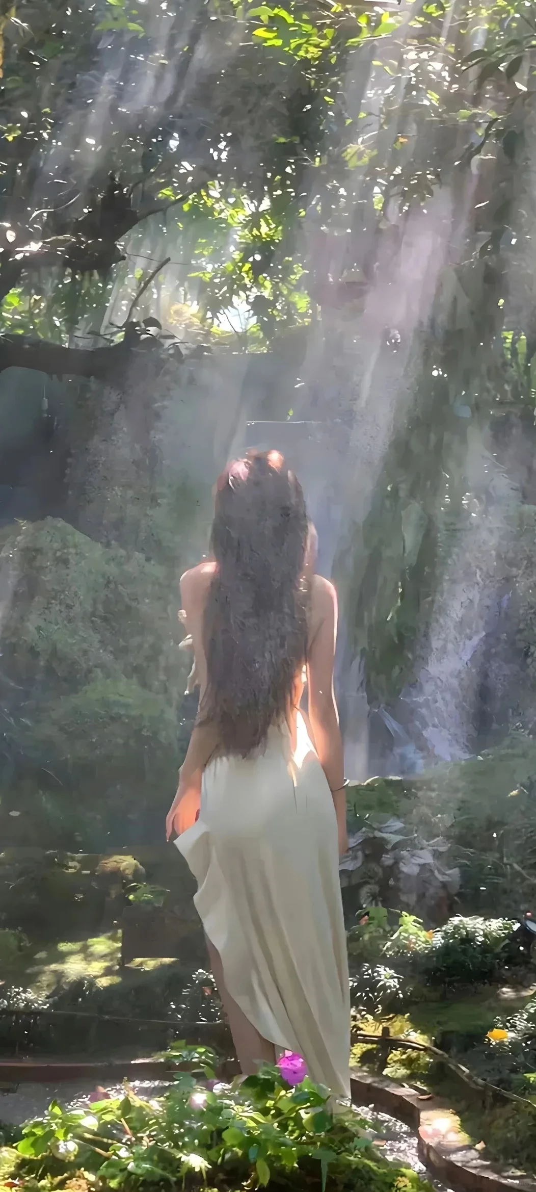 手机壁纸～有醉无醉总妖娆，腰若春枝曳风摇