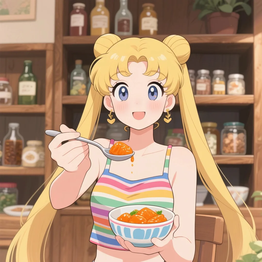 一组可爱的美少女头像