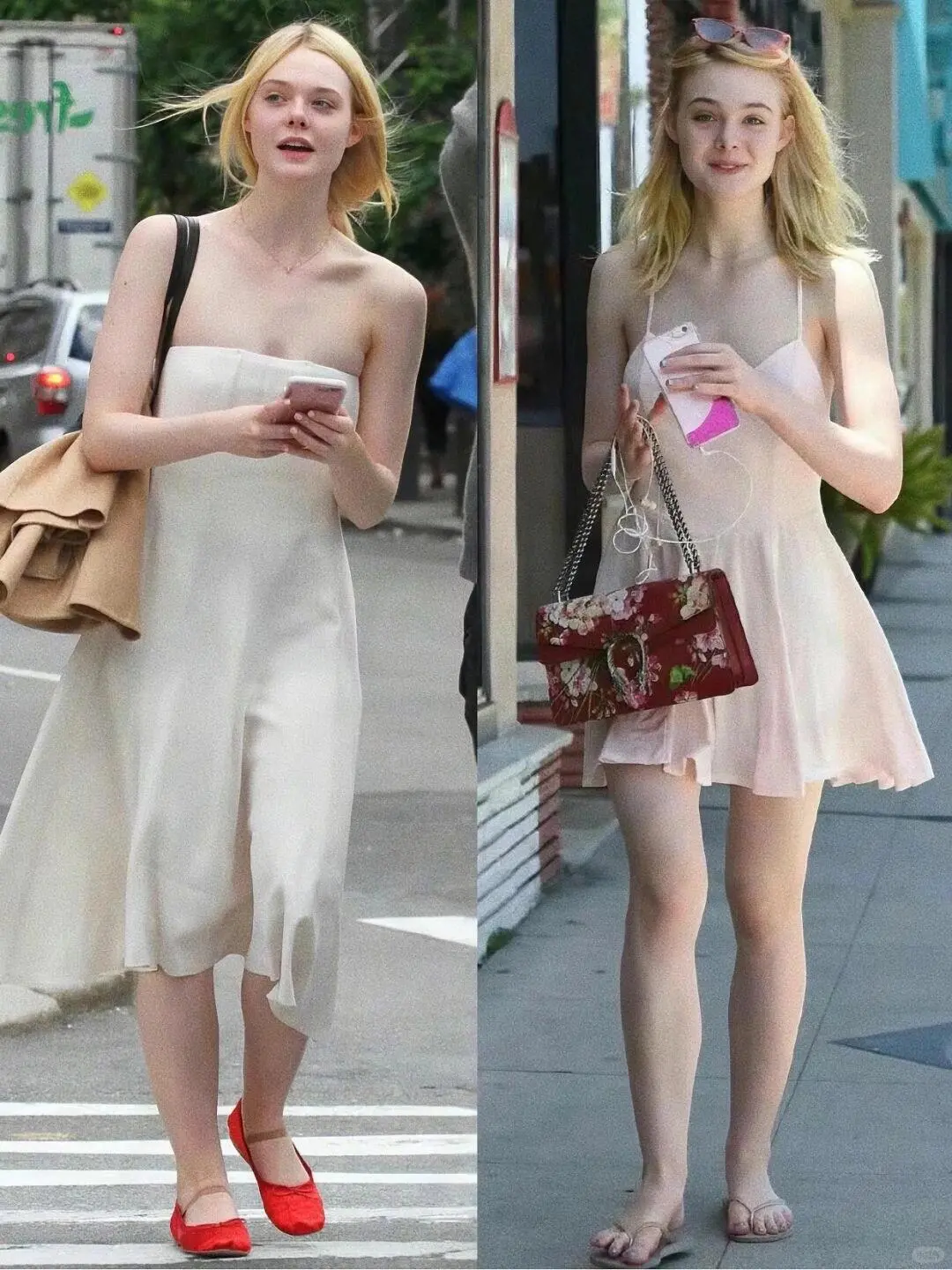 白到发光的小公主Elle Fanning👧❤️