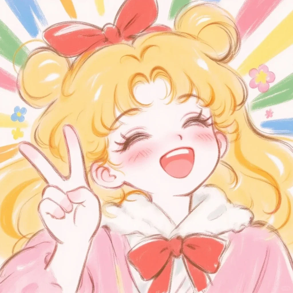可爱头像❤️｜对生活比个✌️吧❗️