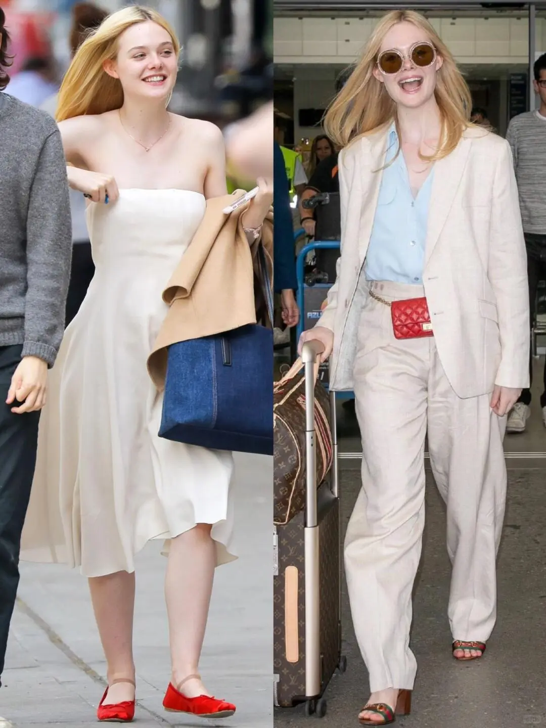 白到发光的小公主Elle Fanning👧❤️