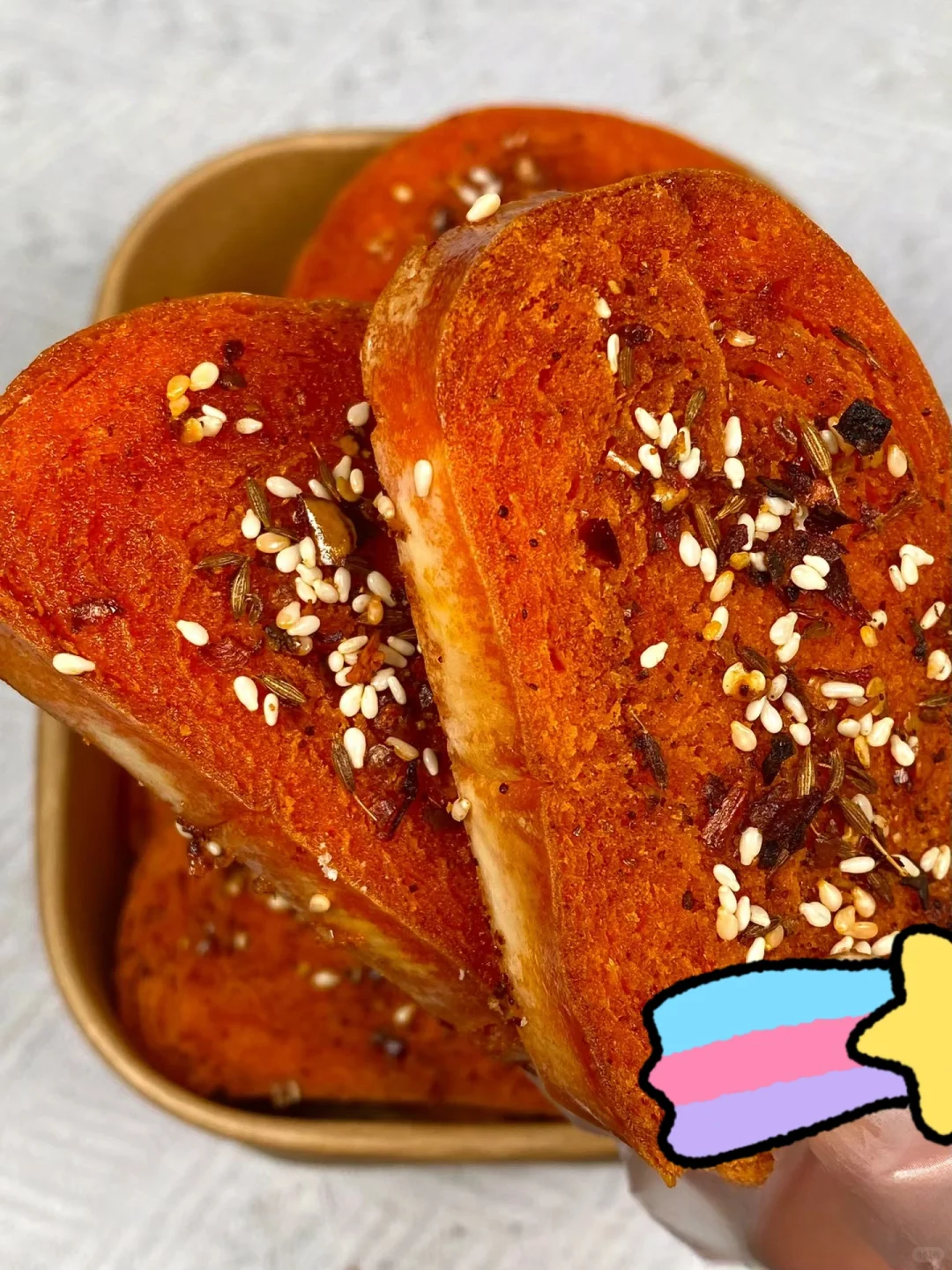 一口下去，酥香诱人～