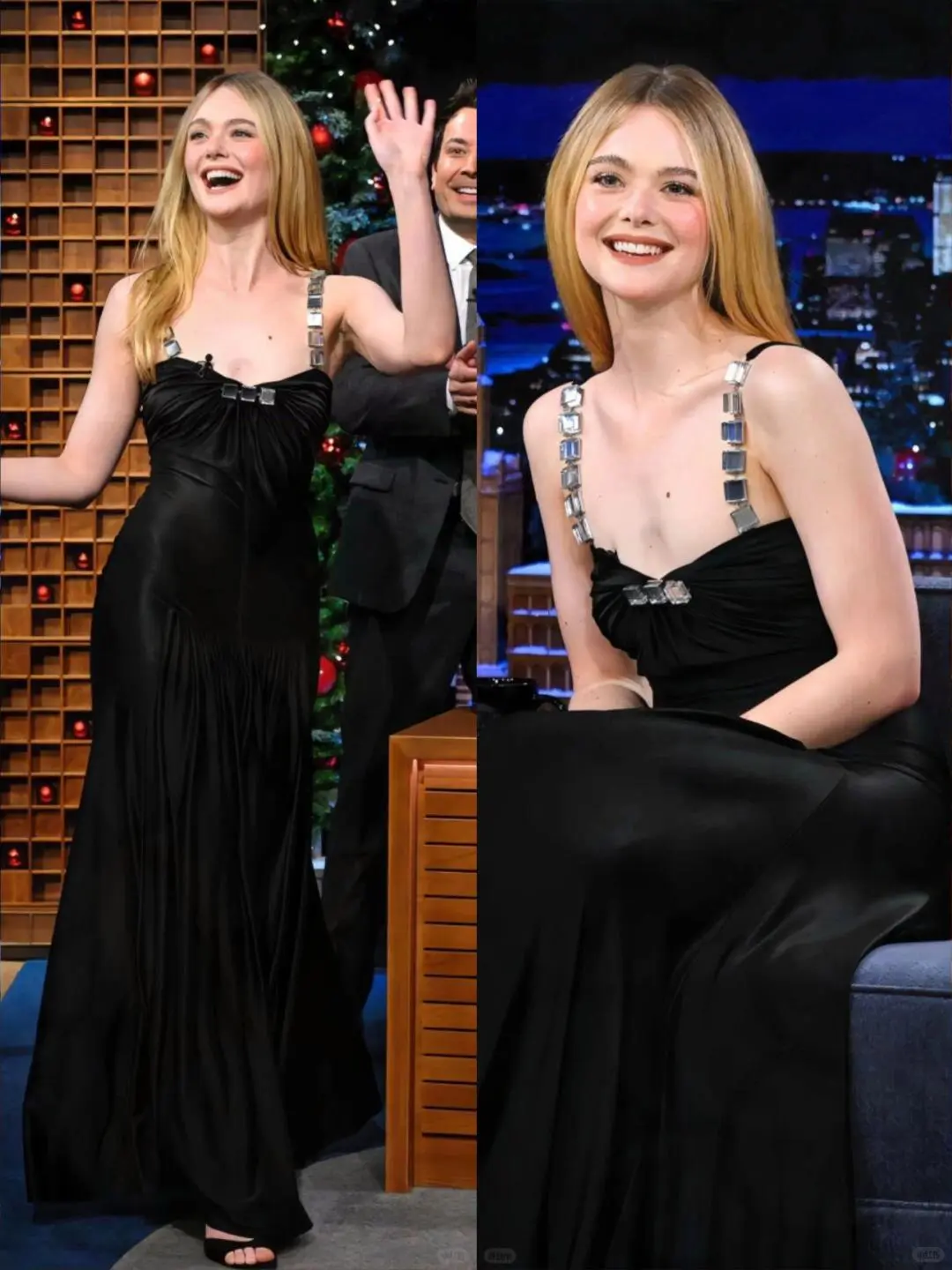 白到发光的小公主Elle Fanning👧❤️