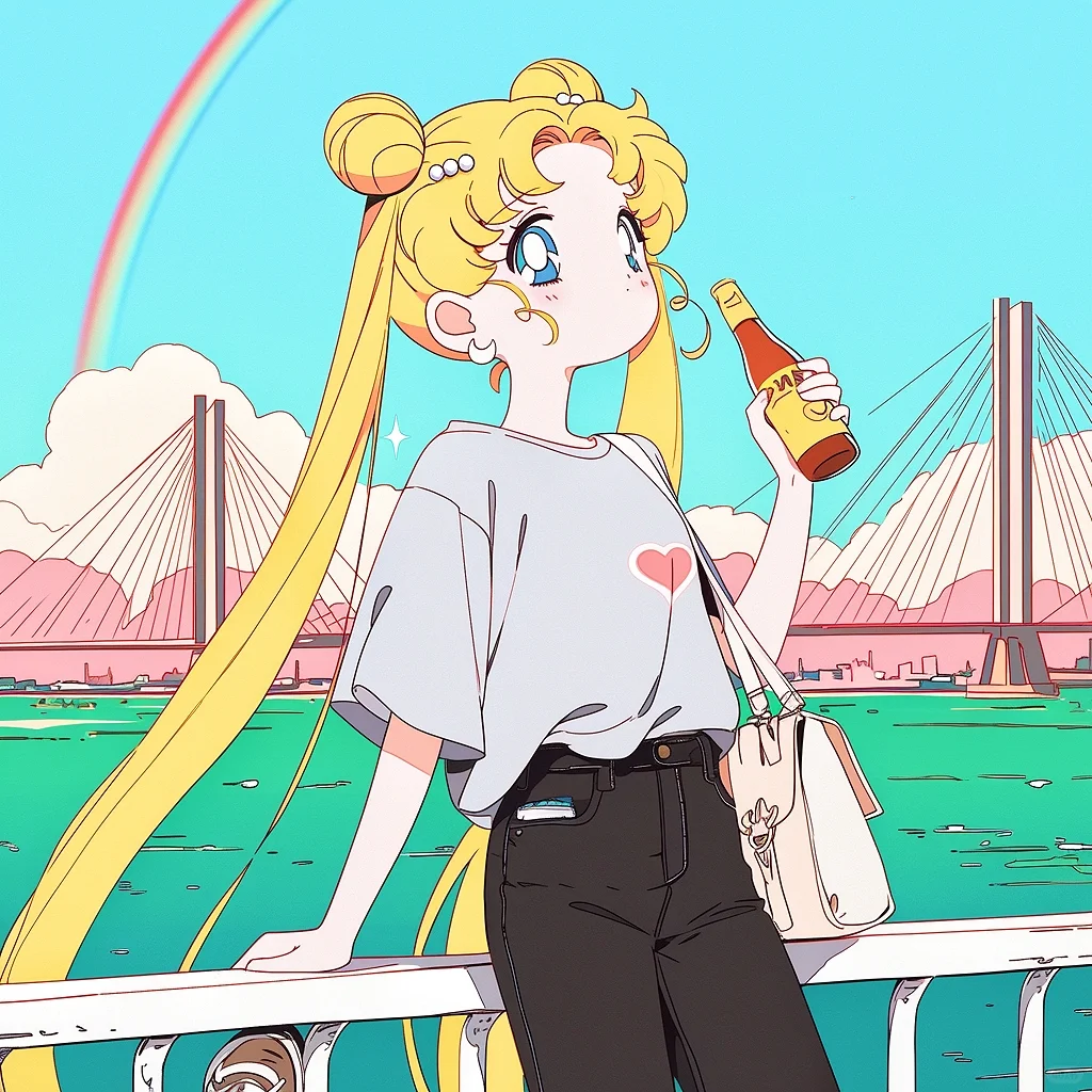 “人生不过三万天，开心一天是一天”美少女