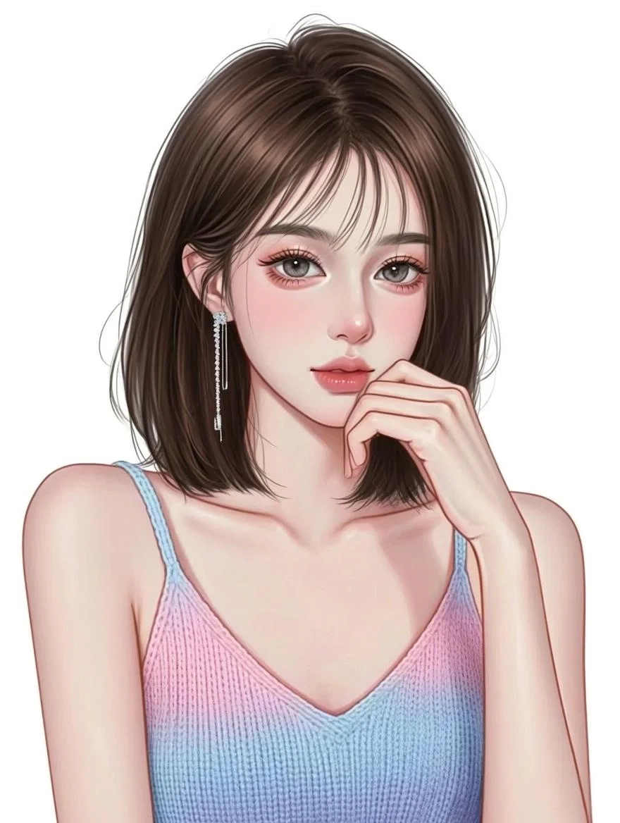 女生头像/夏日清爽短发头像！