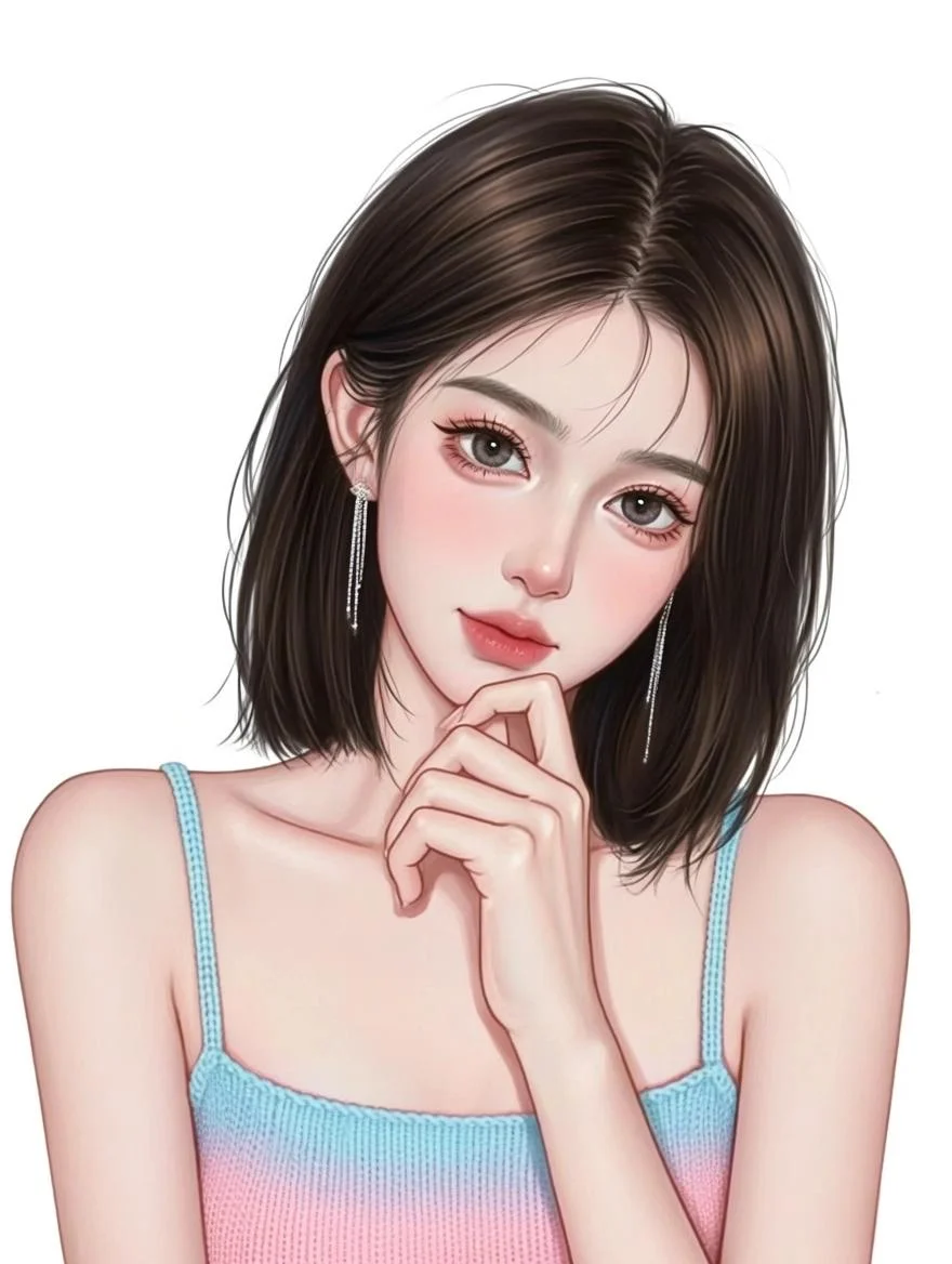 女生头像/夏日清爽短发头像！
