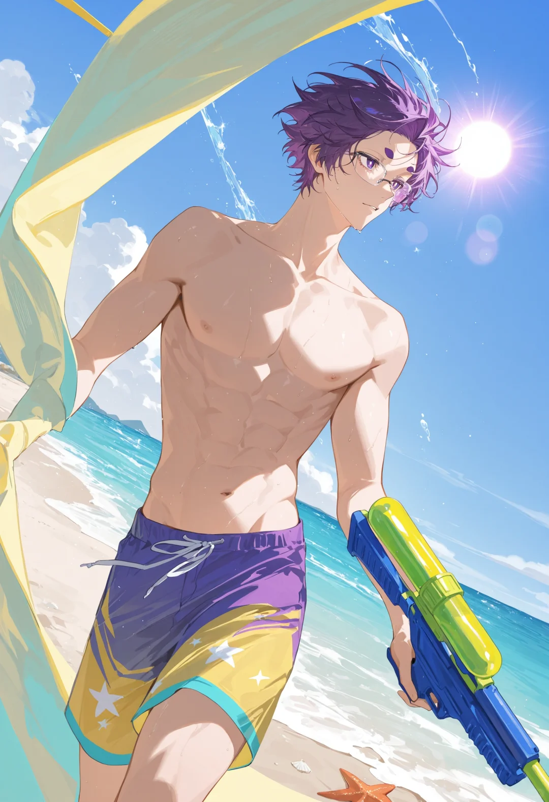 蓝锁#夏日特辑，一到夏天就想去海边