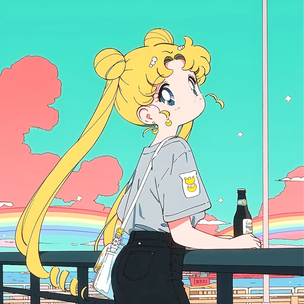 “人生不过三万天，开心一天是一天”美少女