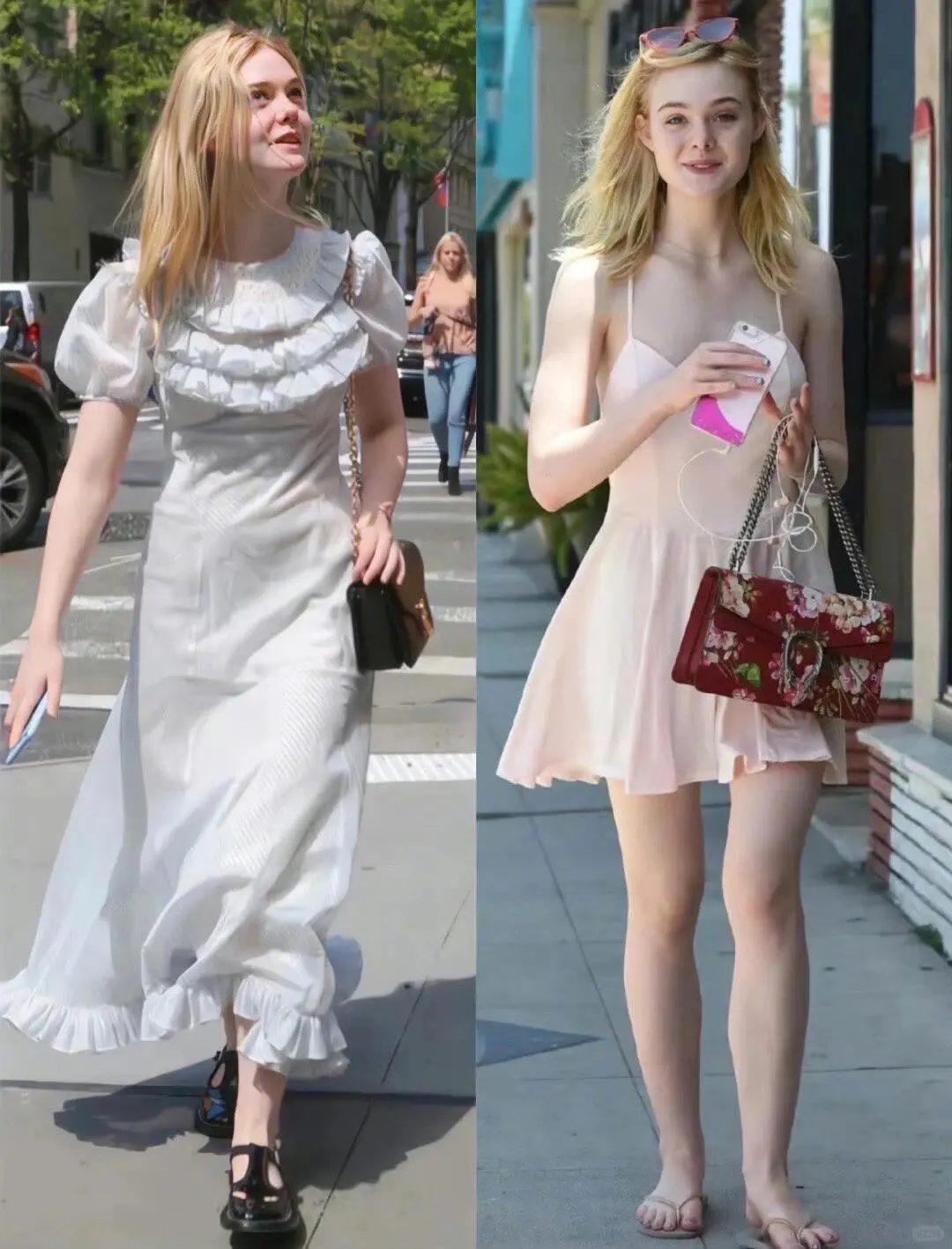 白到发光的小公主Elle Fanning👧❤️