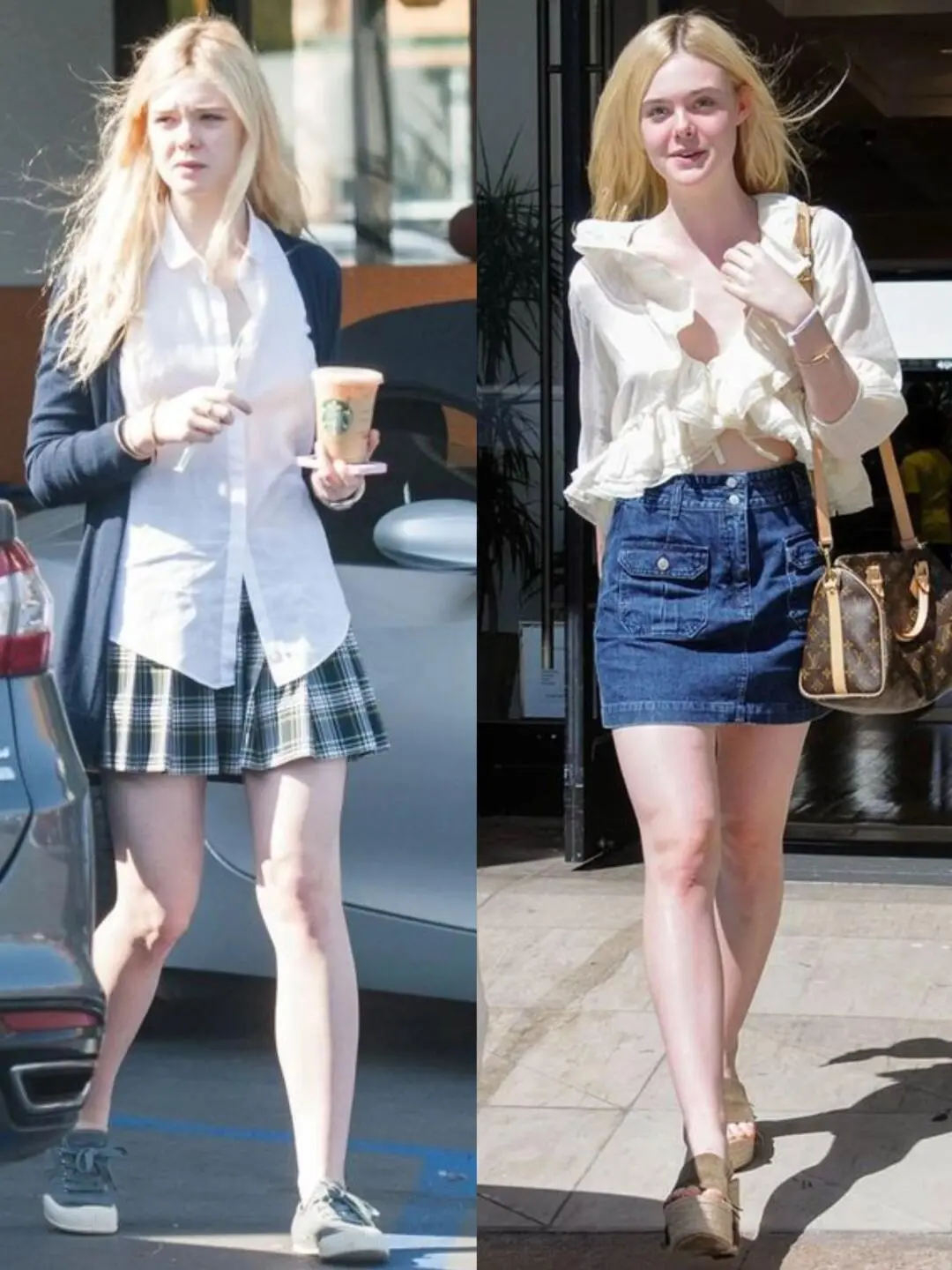 白到发光的小公主Elle Fanning👧❤️