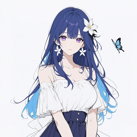 蓝色系/女头像