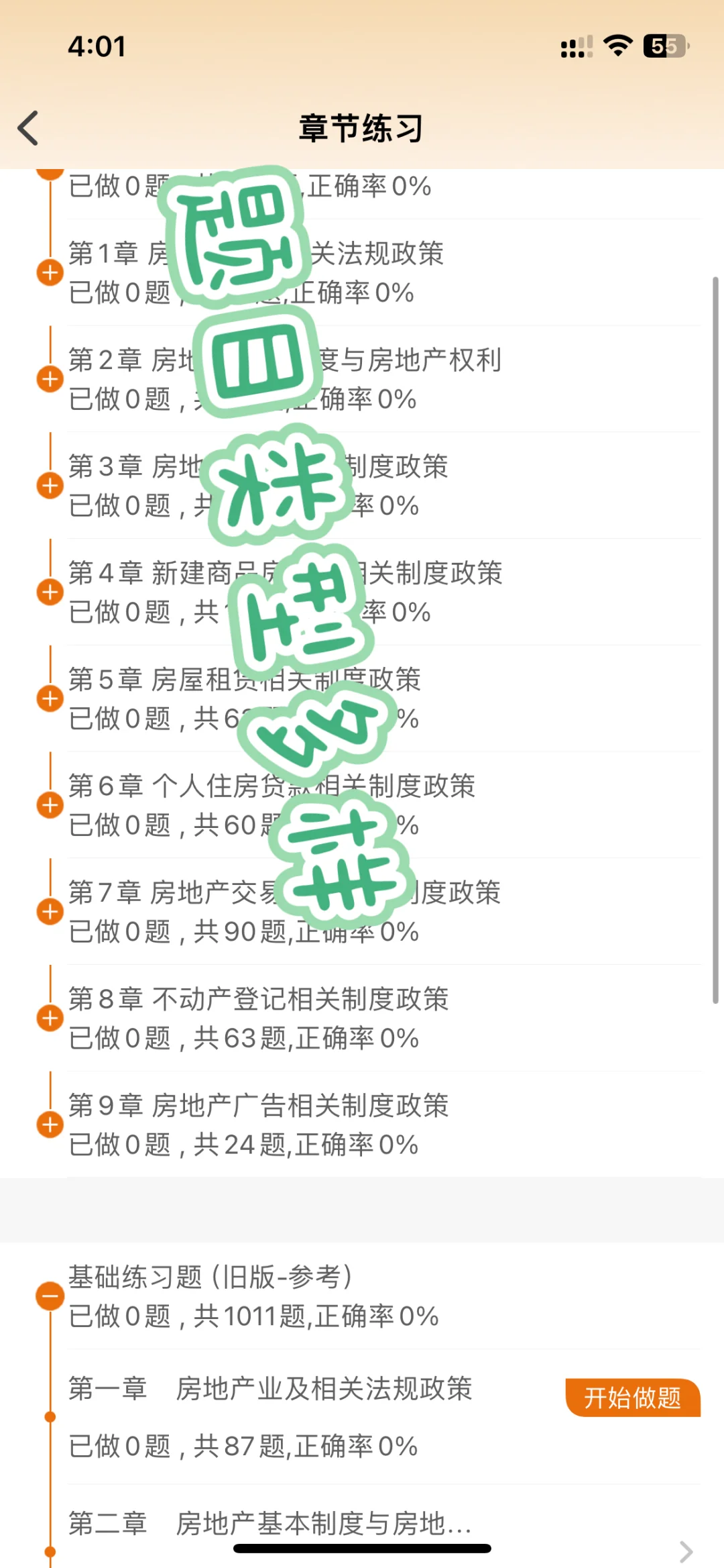 ❗️我考房地产经纪人用的必备考试题库app