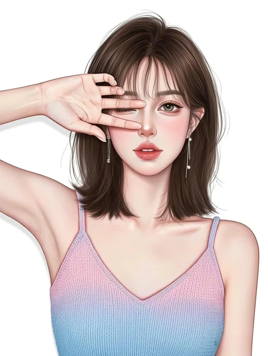 女生头像/夏日清爽短发头像！