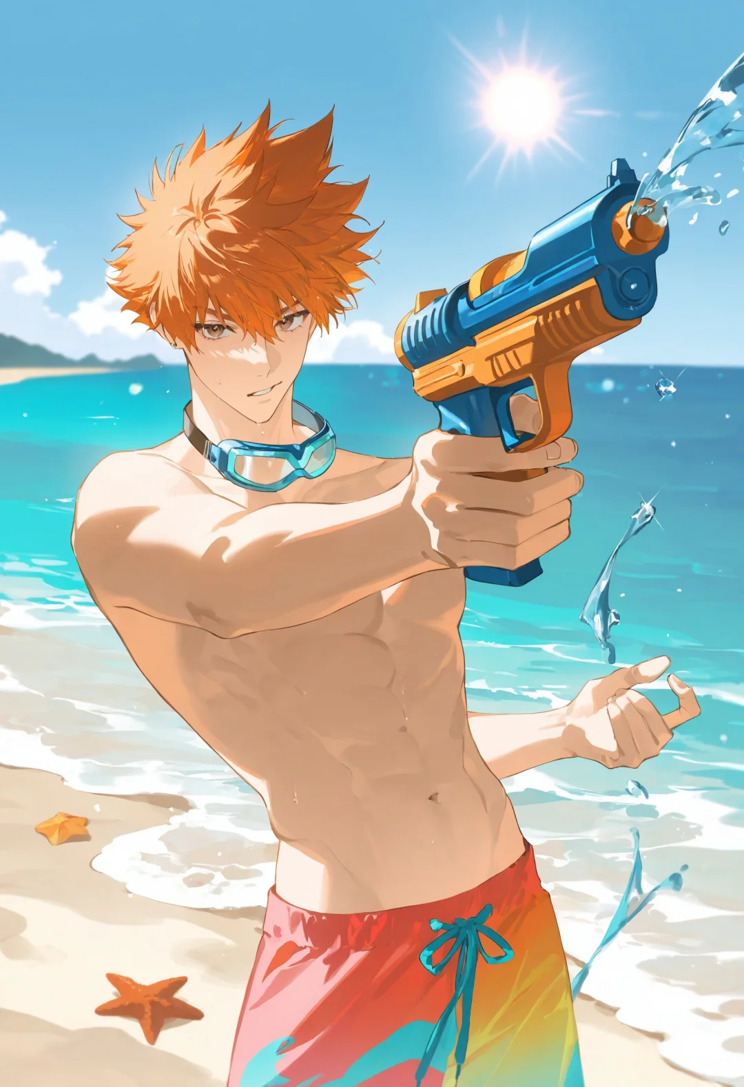 蓝锁#夏日特辑，一到夏天就想去海边