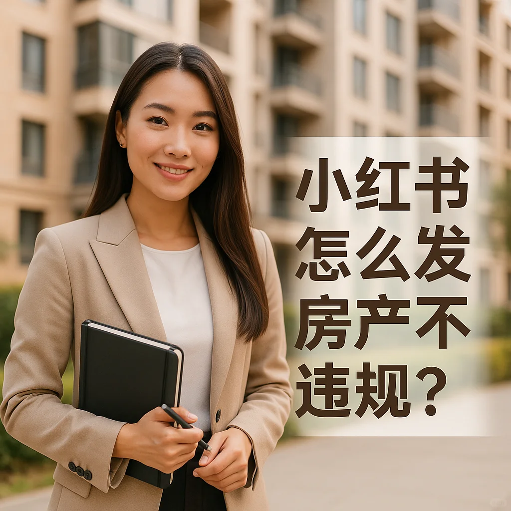 小红书怎么发房产不违规？