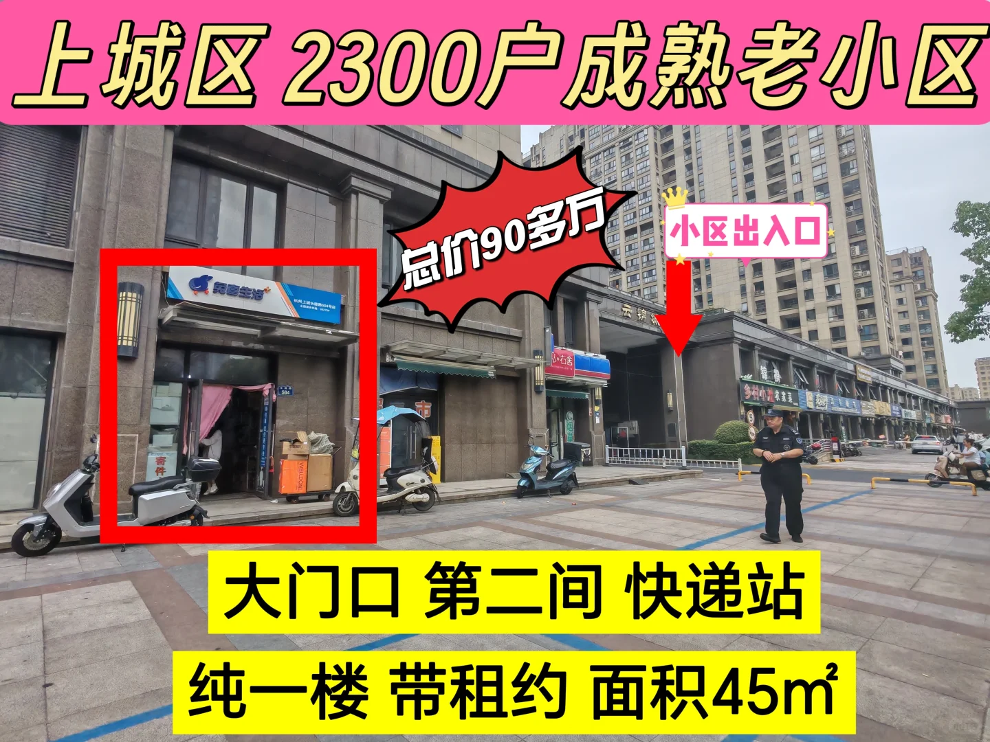 出售杭州商铺：你会买哪个区域？