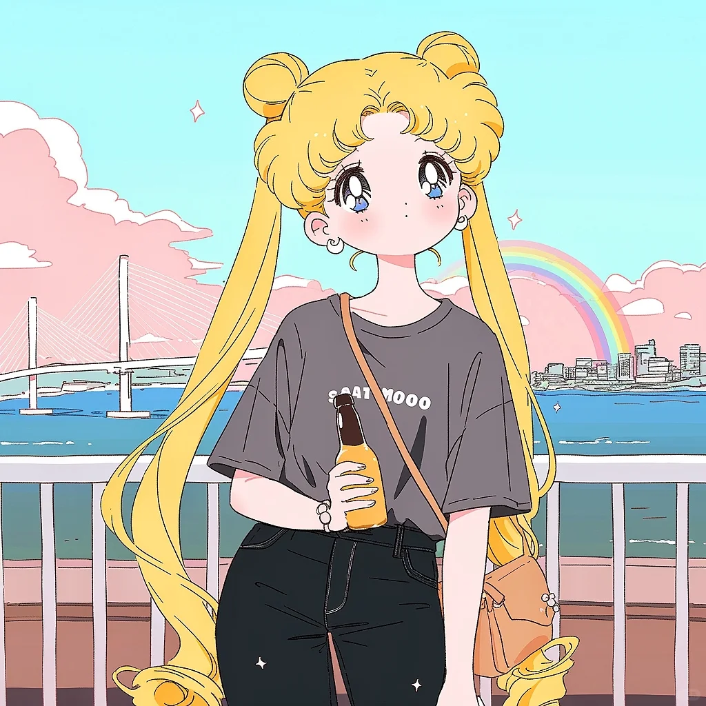 “人生不过三万天，开心一天是一天”美少女