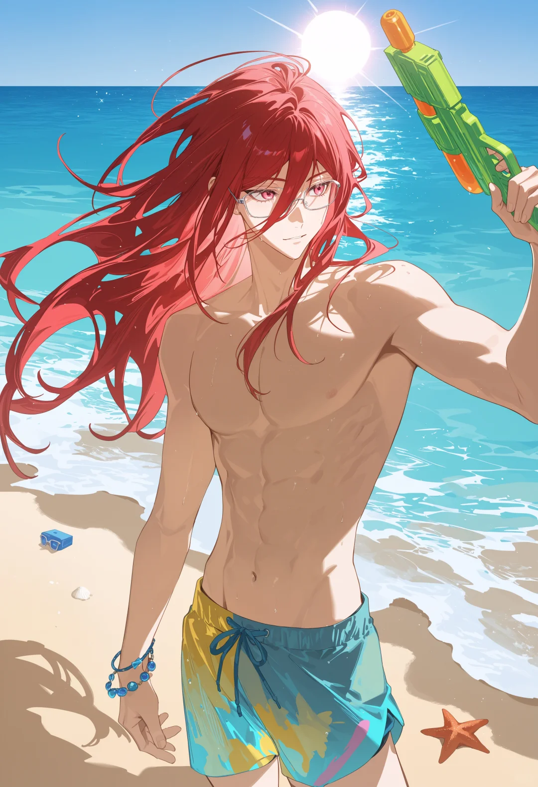 蓝锁#夏日特辑，一到夏天就想去海边