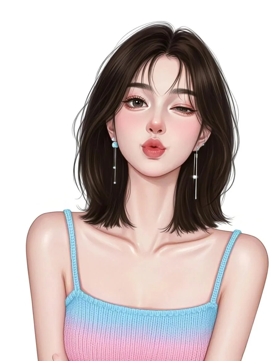 女生头像/夏日清爽短发头像！