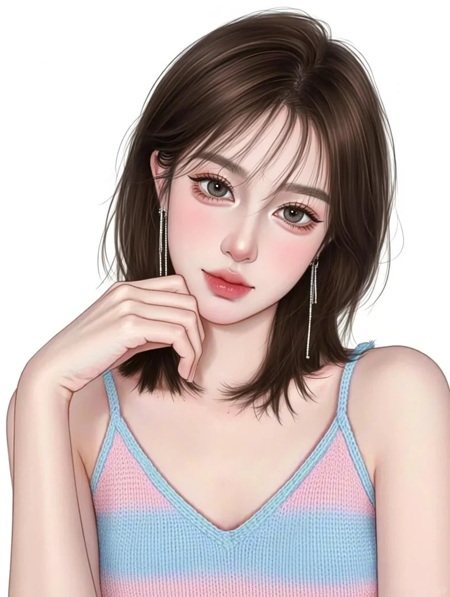 女生头像/夏日清爽短发头像！