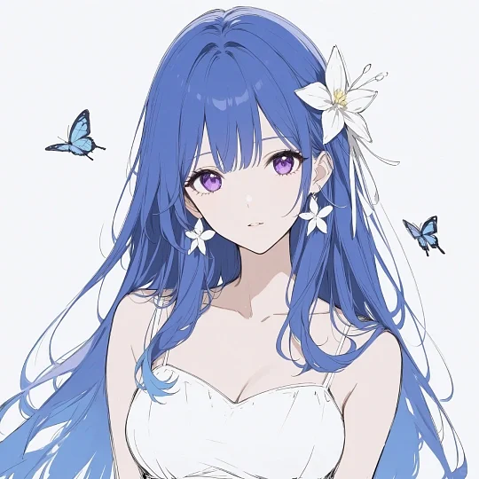 蓝色系/女头像