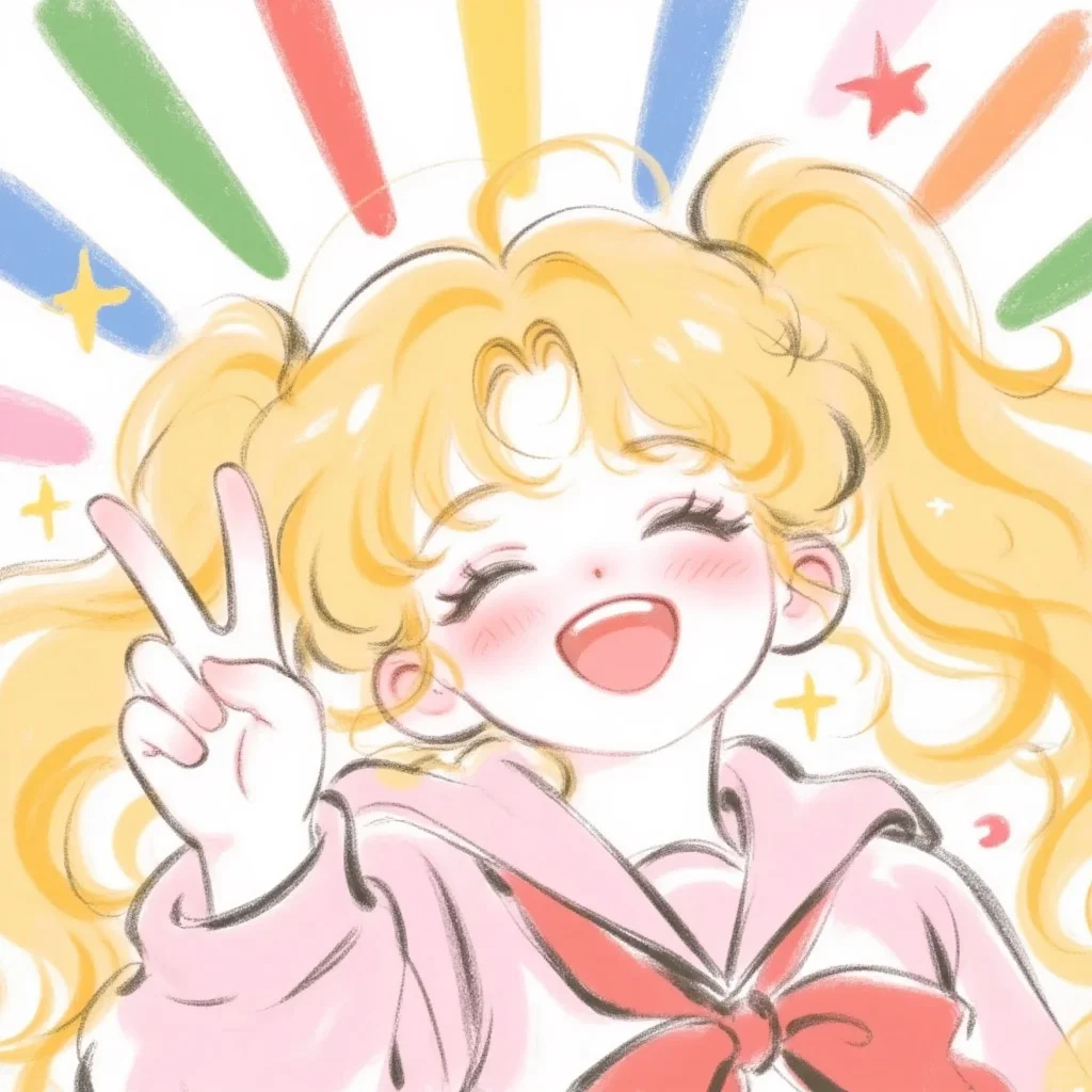 可爱头像❤️｜对生活比个✌️吧❗️