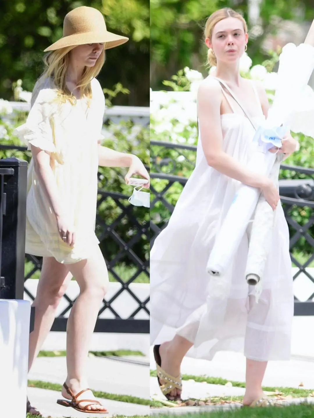 白到发光的小公主Elle Fanning👧❤️