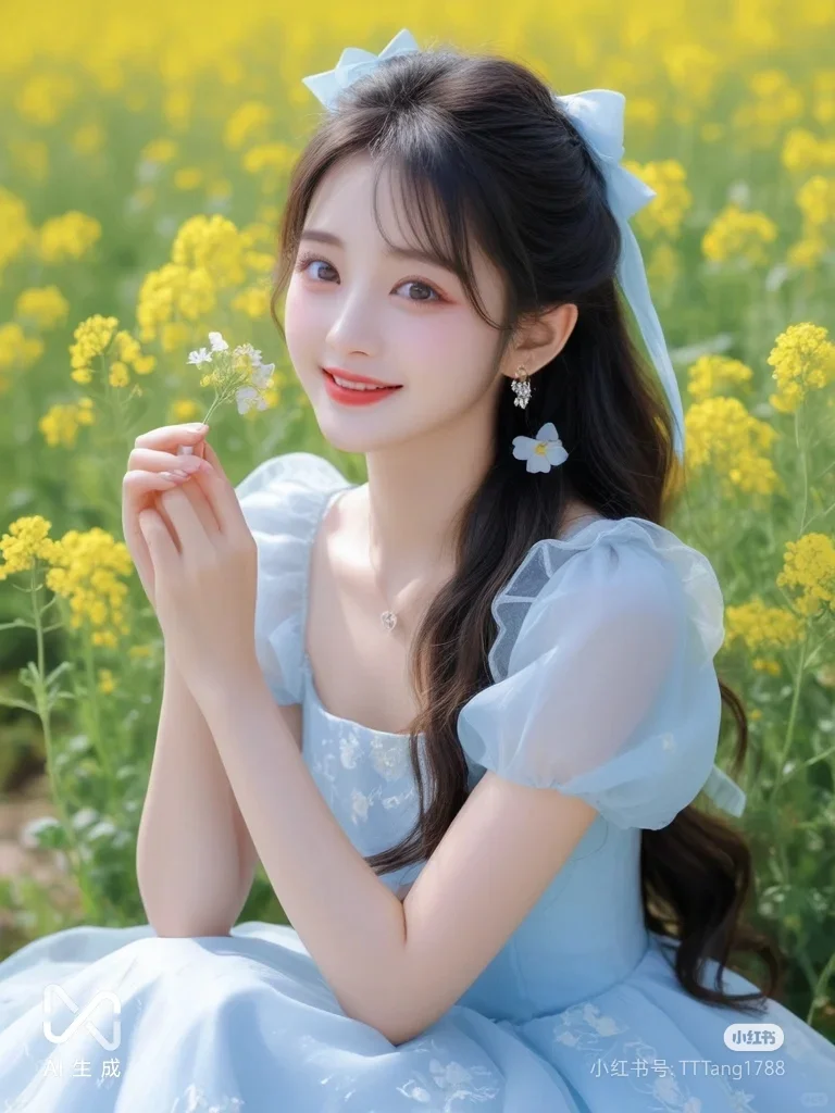 女孩甜头