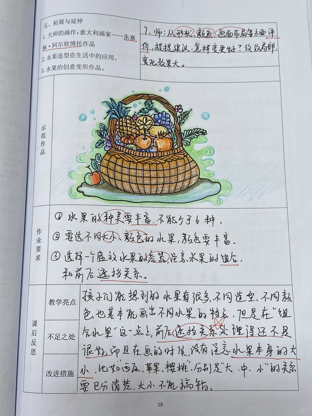 🎨美术教案｜《诱人的瓜果》&《瓜果的想象》