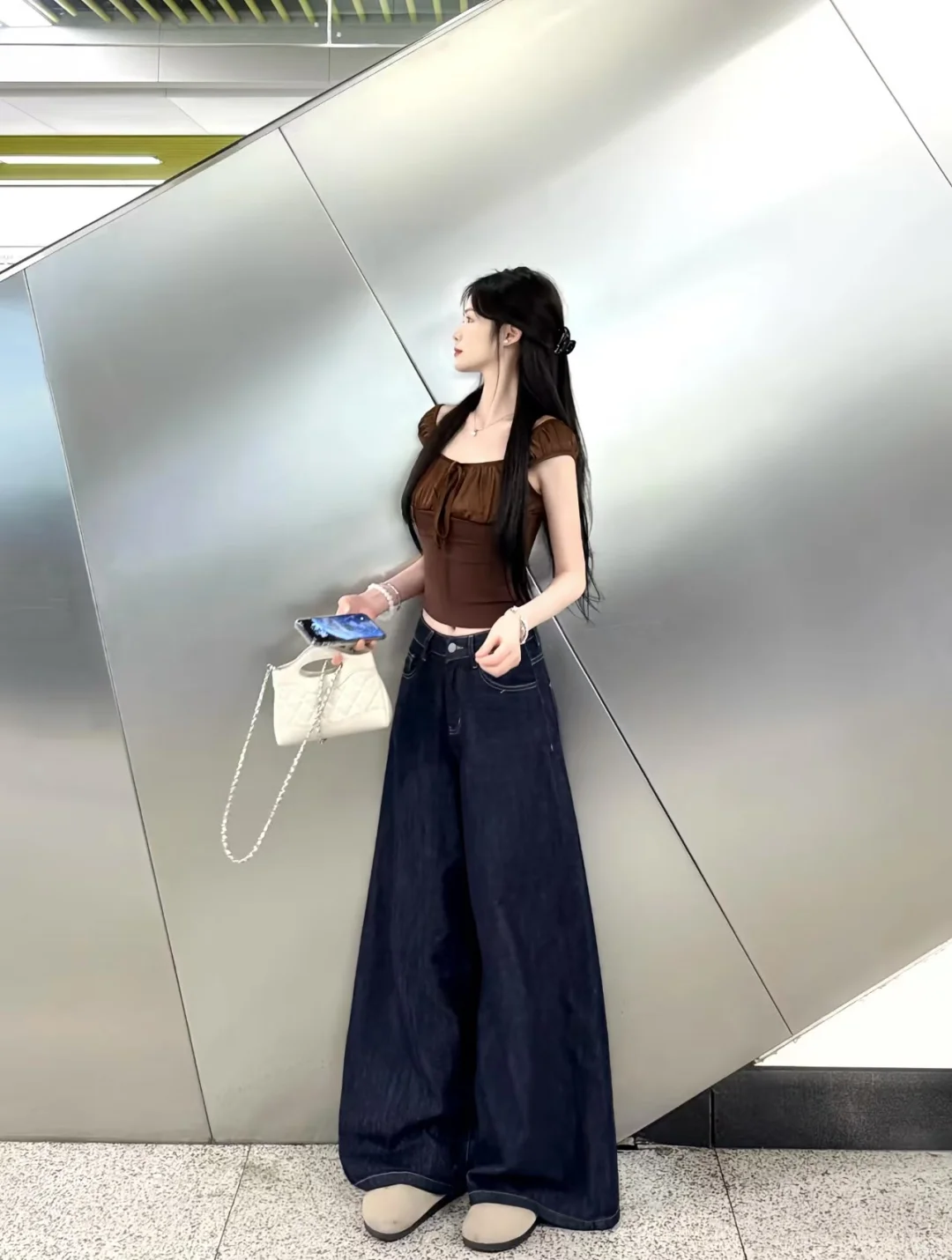 超显白的气质通勤穿搭～～～