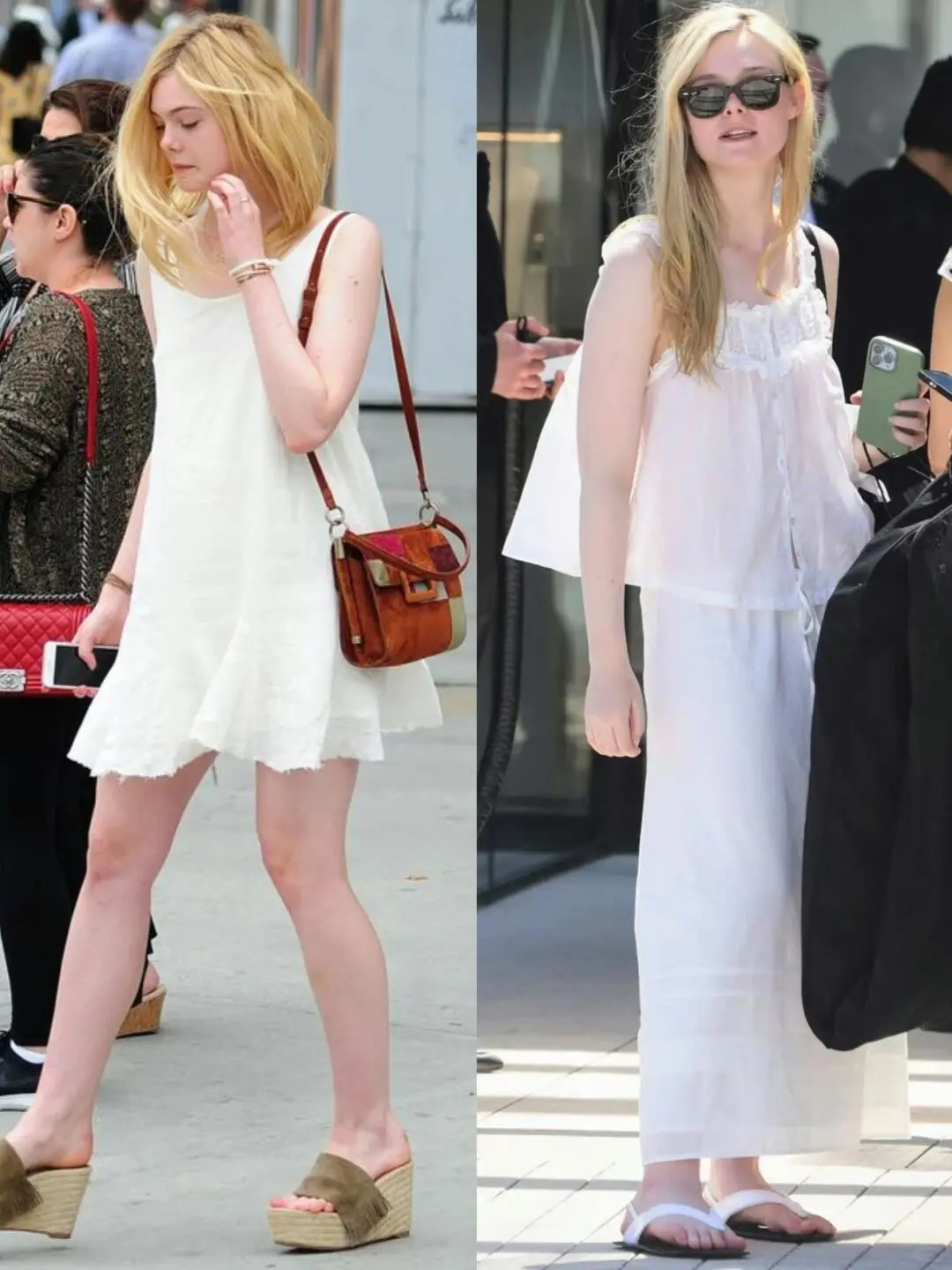 白到发光的小公主Elle Fanning👧❤️