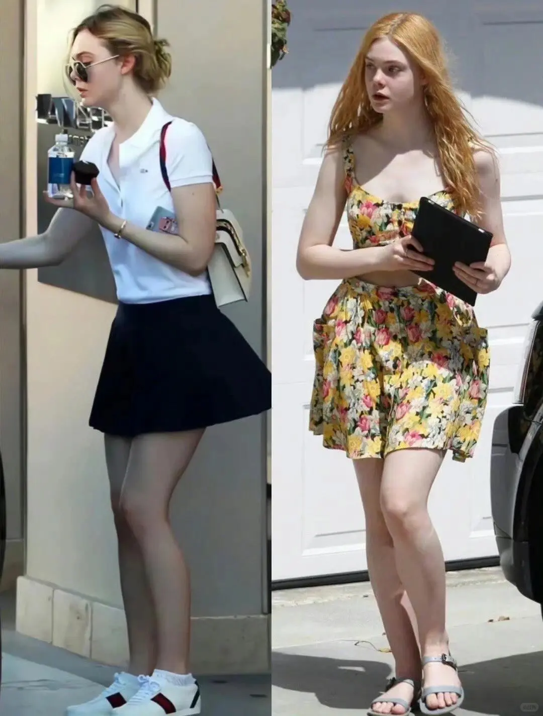 白到发光的小公主Elle Fanning👧❤️
