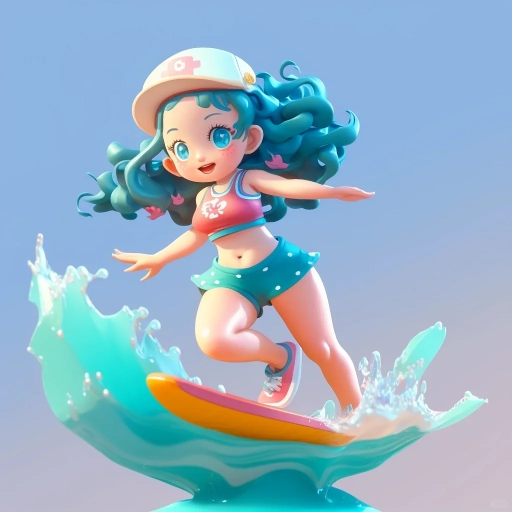 Midjourney｜AI绘画｜潮玩IP🎨｜比基尼篇👙