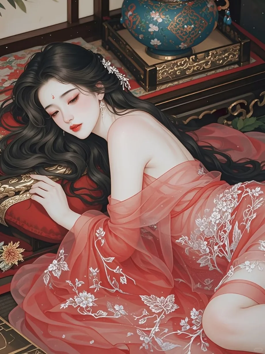 古典美人应美在骨子，透着魅惑又不失庄重