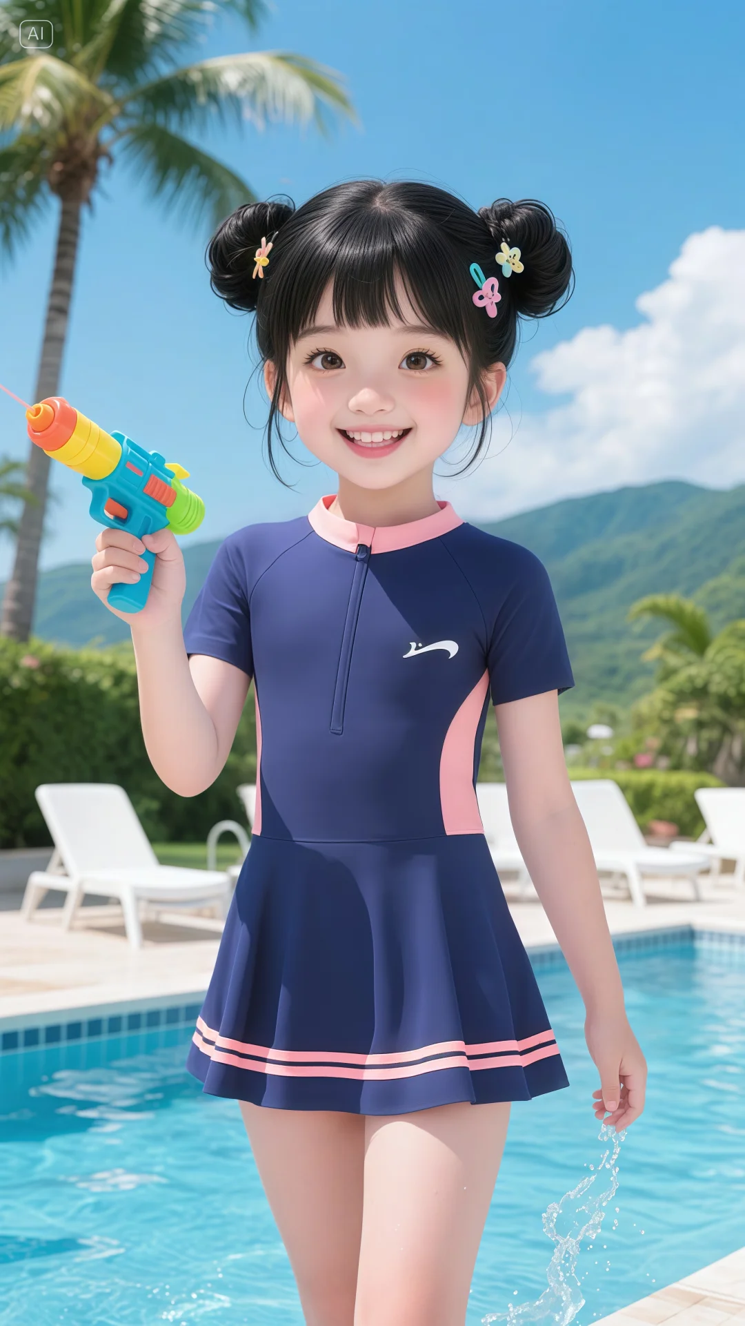 夏天和姐妹一起去游泳🏊🏻‍♀️