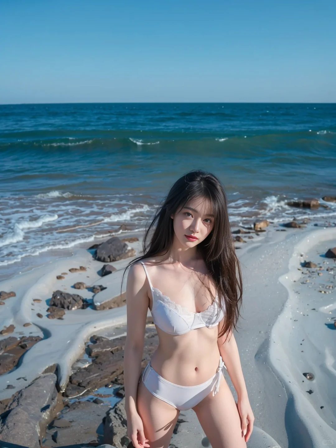 比基尼风情·AI镜头下的清新一夏