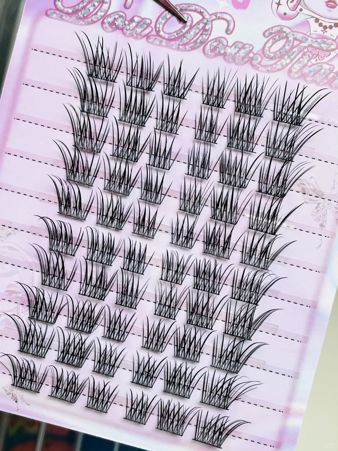 🎀媚眼如丝~轻斜飞假睫毛懒人婴儿弯！