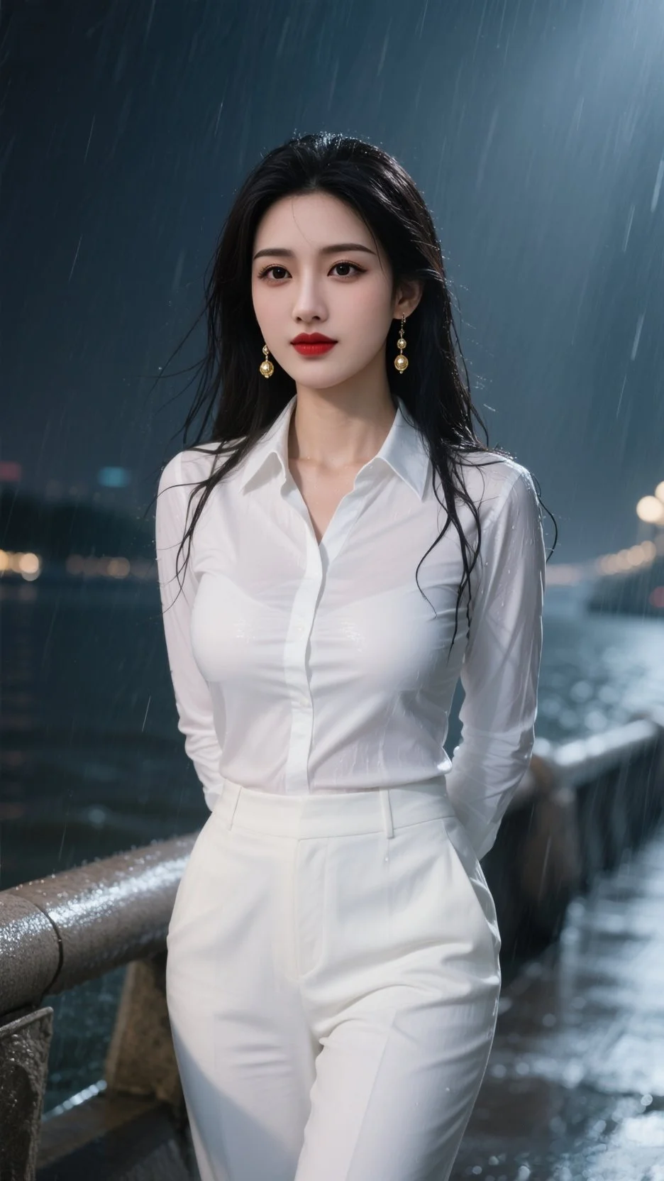 夏日雨夜