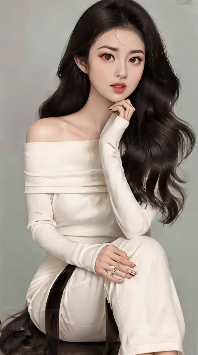 端庄美女翠萍娇，端庄华贵一眼入迷