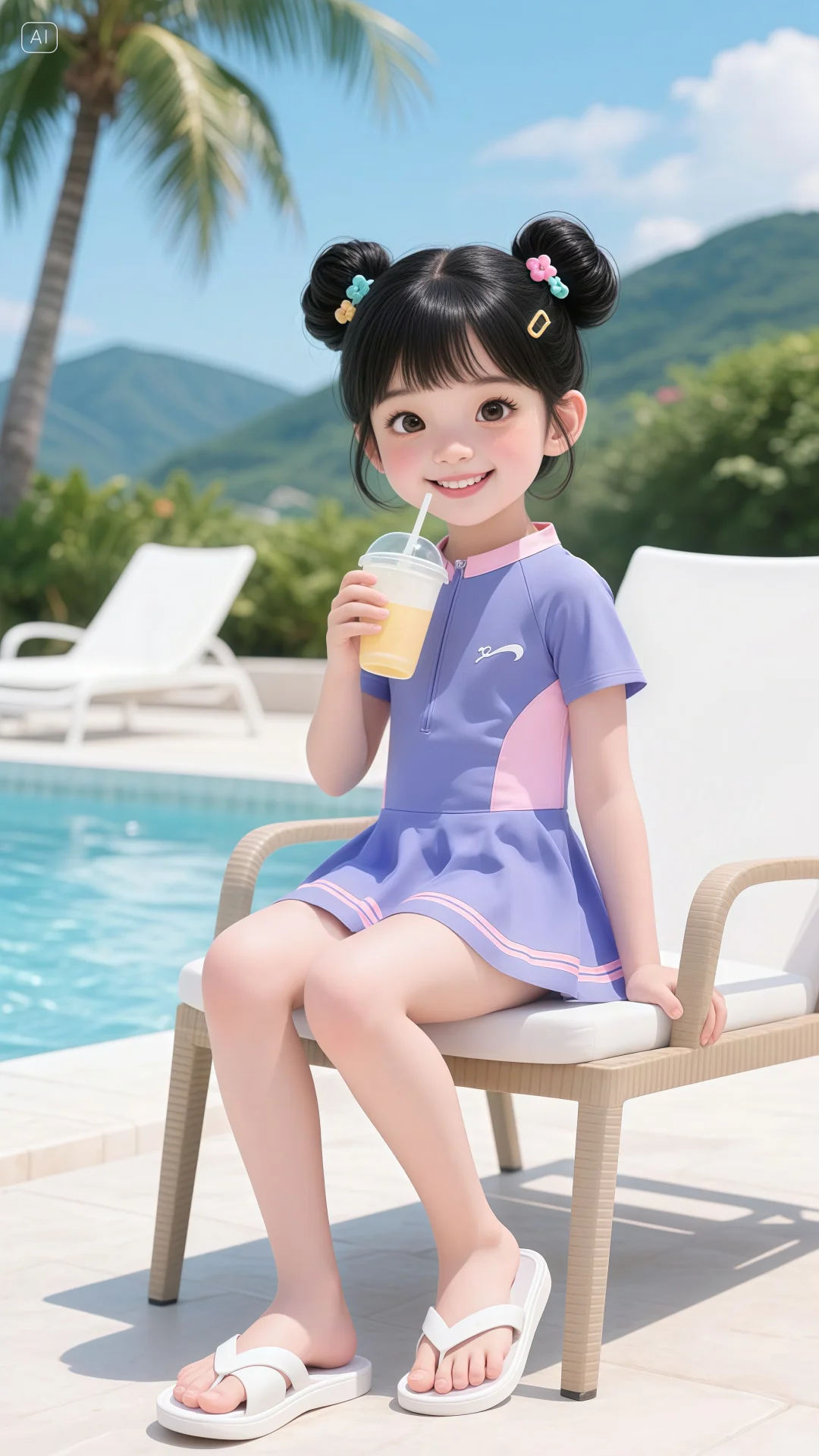 夏天和姐妹一起去游泳🏊🏻‍♀️