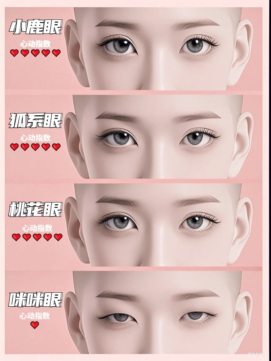 眼型心动指数，看看你眼型的吸引力
