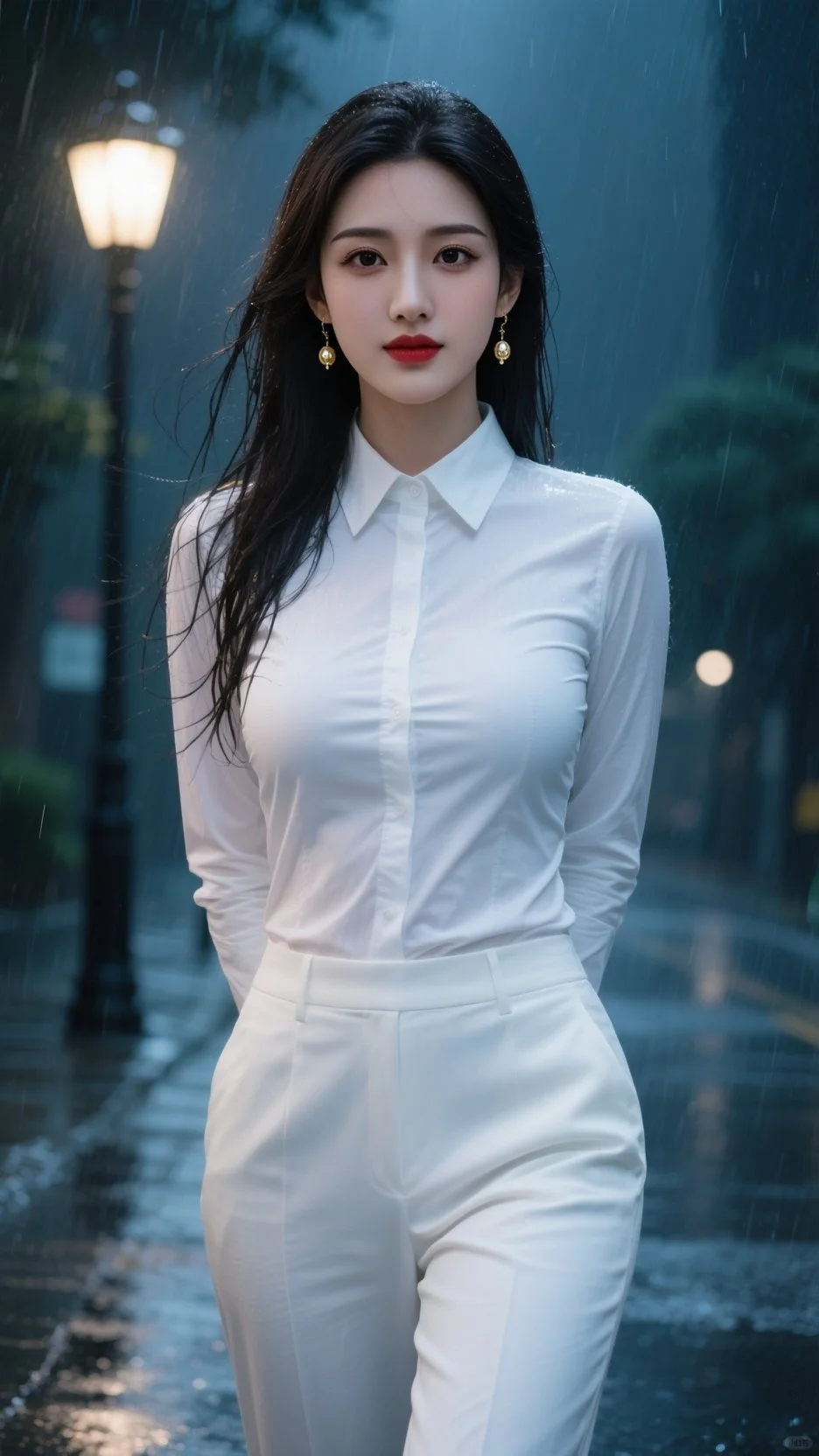 夏日雨夜