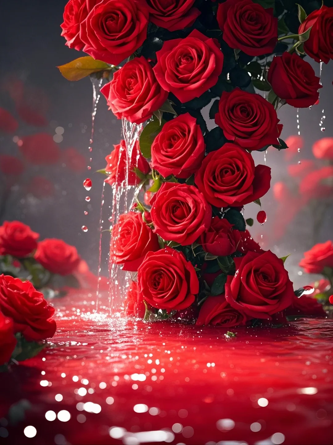 🌹红玫瑰：爱的深情绽放