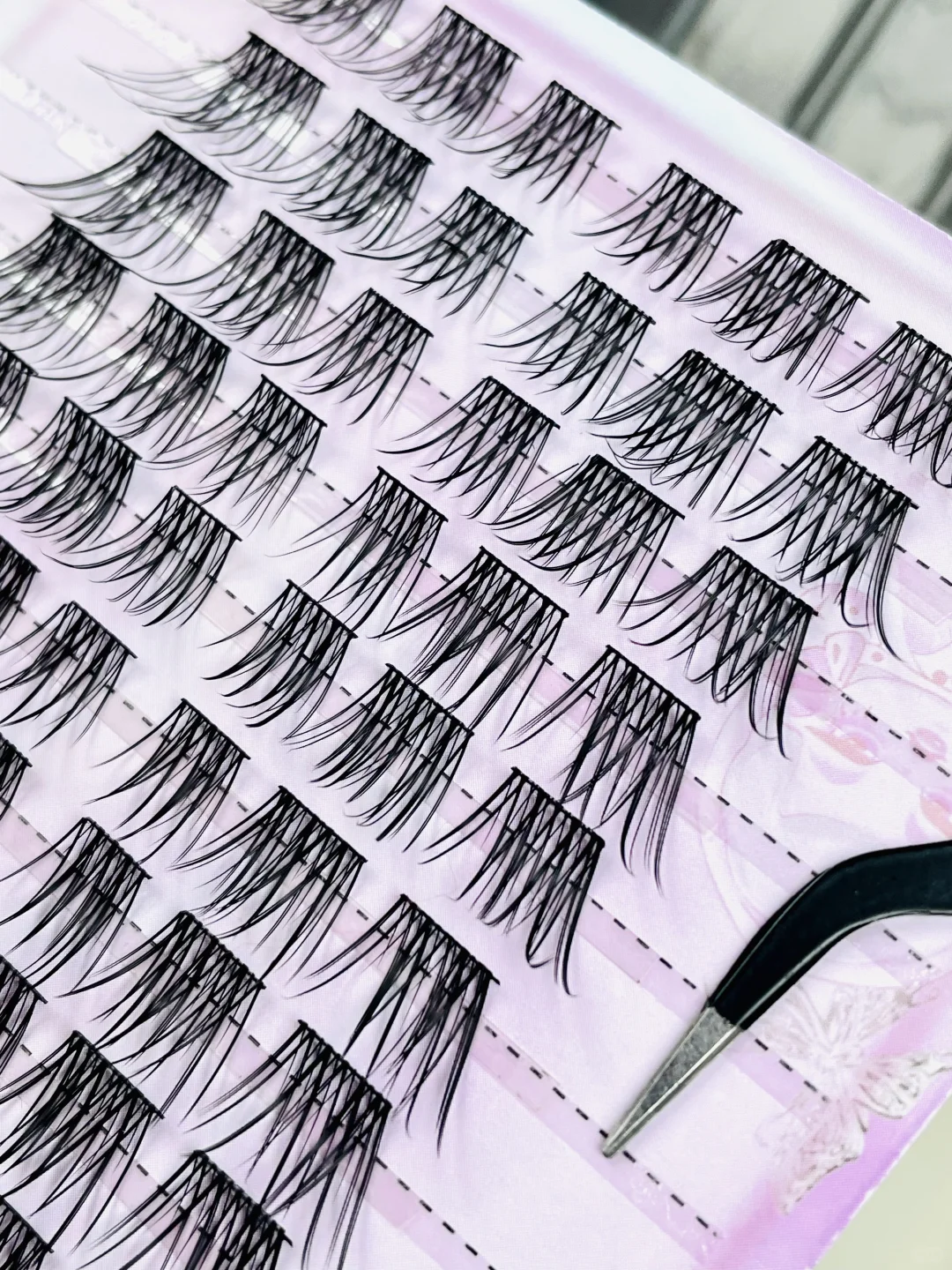🎀媚眼如丝~轻斜飞假睫毛懒人婴儿弯！