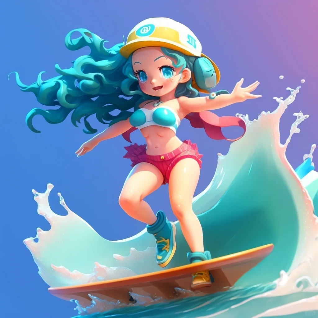 Midjourney｜AI绘画｜潮玩IP🎨｜比基尼篇👙