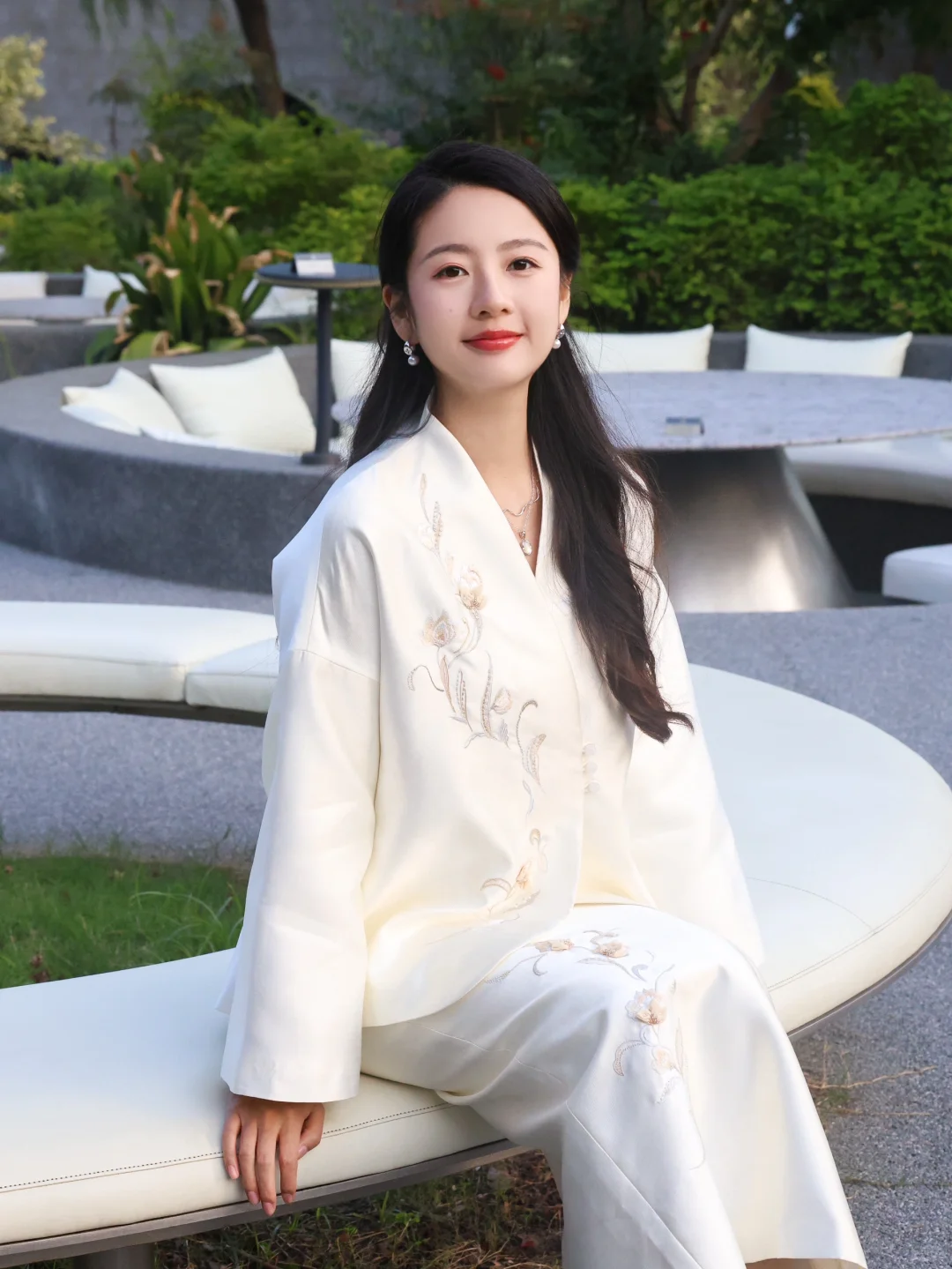谁懂～圆脸搭新中式的娇俏感