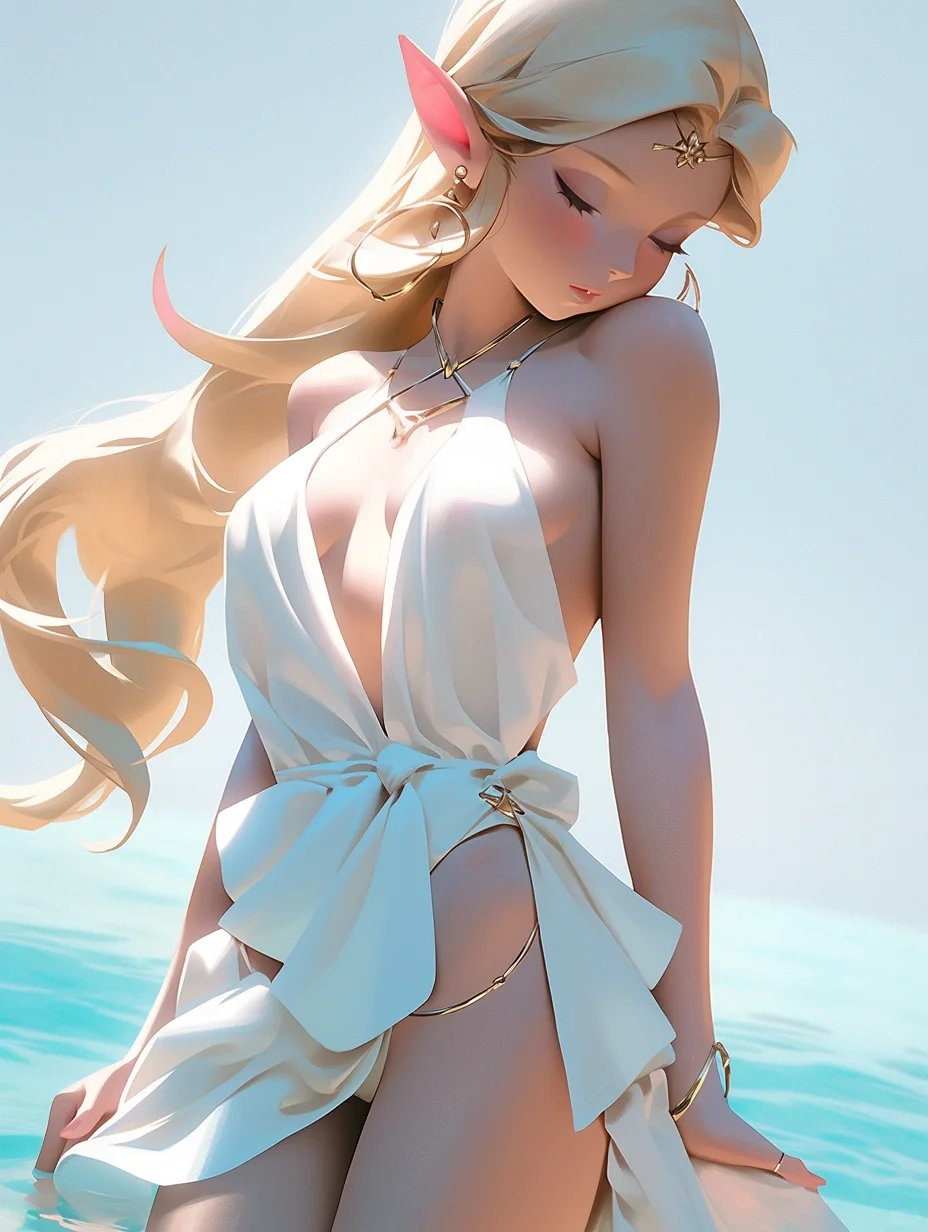 AI绘画 | MJ塞尔达夏日篇 | 咒语