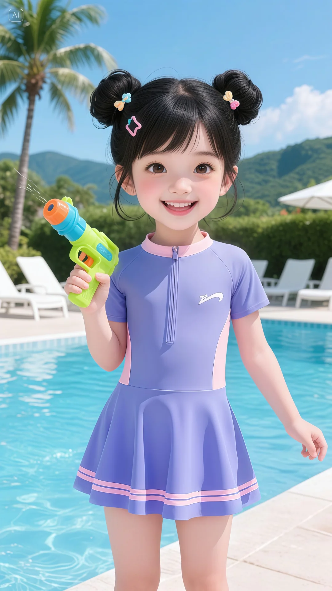 夏天和姐妹一起去游泳🏊🏻‍♀️