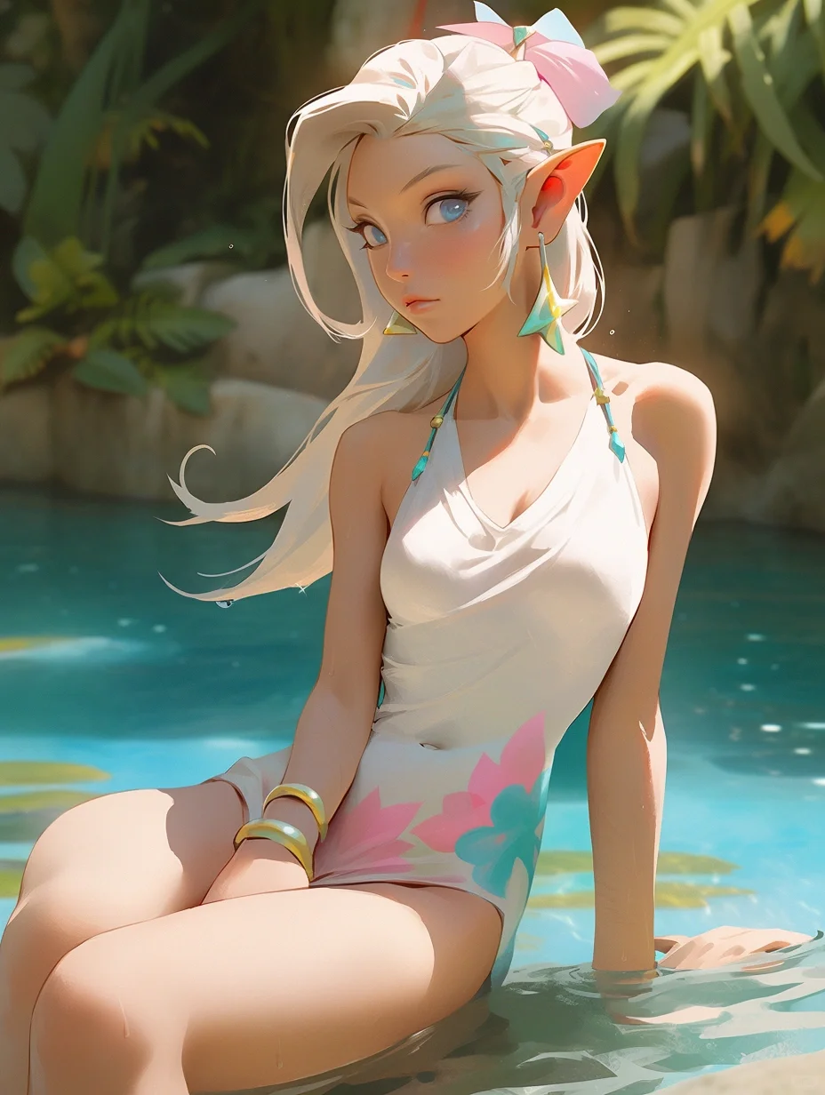 AI绘画 | MJ塞尔达夏日篇 | 咒语
